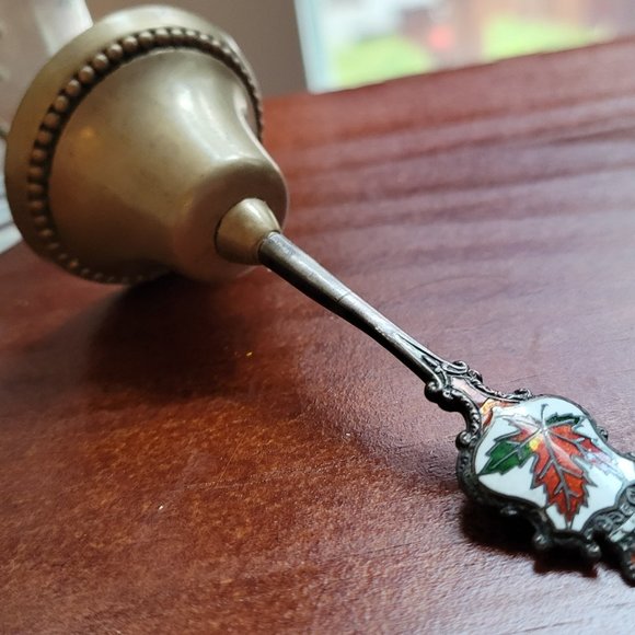 Sterling Enamel Bell Canada Maple Leaf - Picture 5 of 9